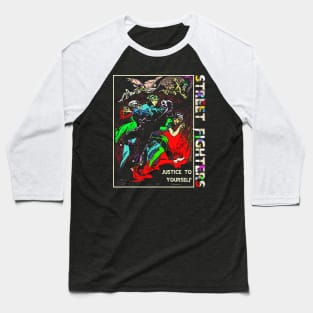 Street Fighters Baseball T-Shirt